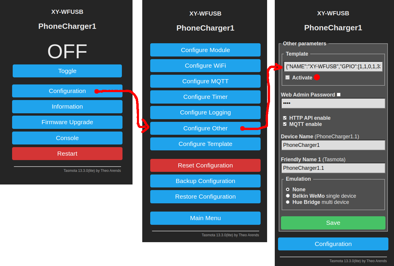 Tamota Config